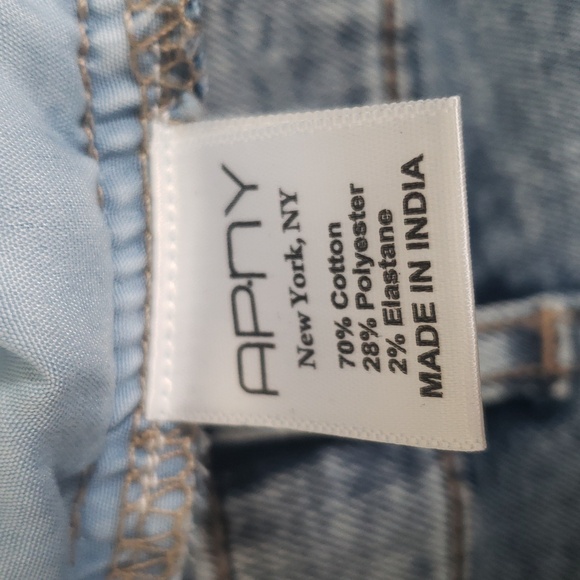 APNY Cross Embroidered‎ Girlfriend Jeans SZ 6 - NWT - Picture 11 of 12